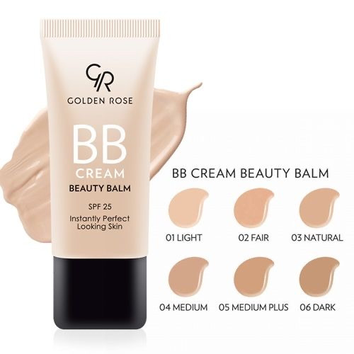 بی بی کرم پودر SPF25 گلدن رز