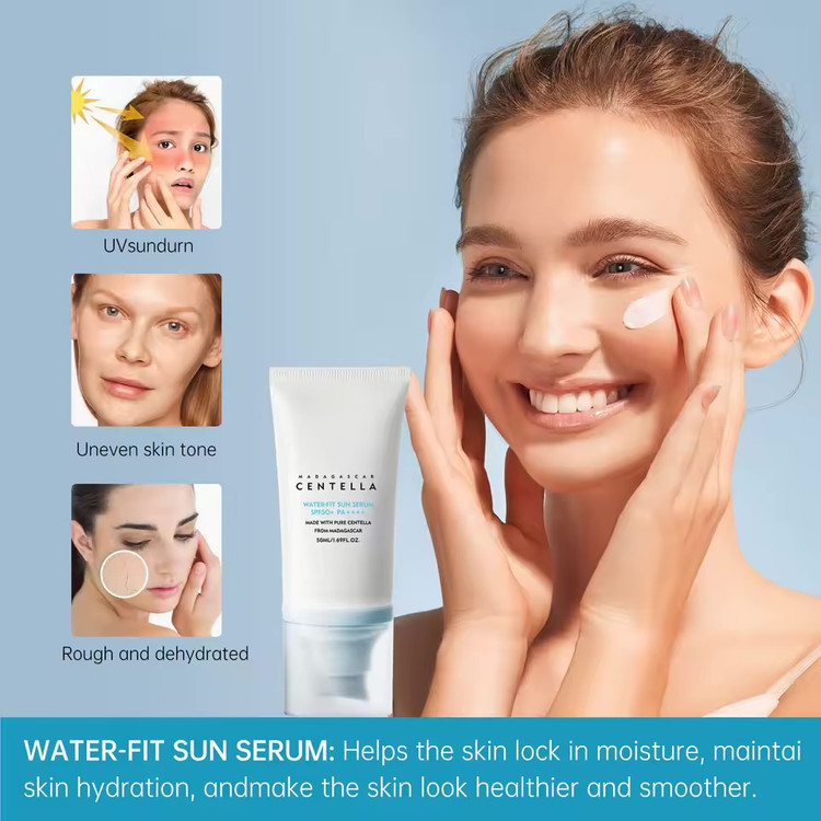 سرم ضد آفتاب سنتلا SKIN 1004 هیالو سیکا + SPF 50 | حجم 50 میل