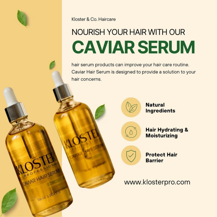 سرم مو خاویار کلوستر(kloster caviar hair serum)