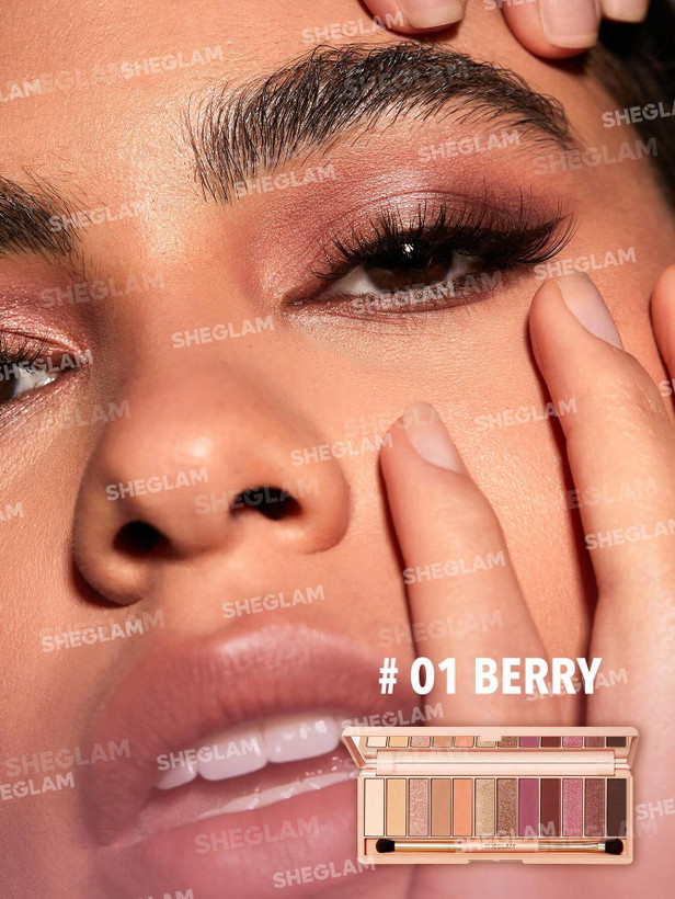 پالت سایه چشم ۱۲ رنگ شیگلم مدل BERRY