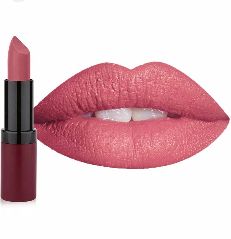 رژ لب جامد گلدن رز مات مخملی Velvet Matte شماره 12