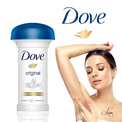 مام دئودورانت ضدتعریق و خوشبو کننده زیر بغل مدل قارچی داو Dove رایحه شیر Original حجم 50 میل 24 ساعته