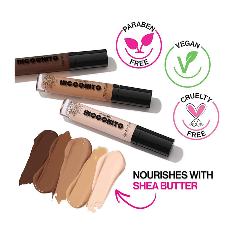 کانسیلر wet n wild مدل megalast رنگ مدیوم نچرال medium neutral و رنگ لایت بژ Light beige