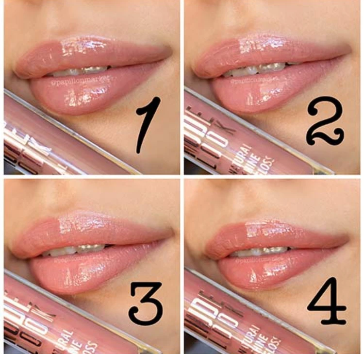لیپ گلاس براق (شاین نچرال) نود لوک گلدن رز شماره 01 NUDE LIGHT