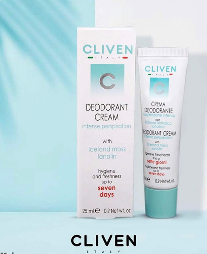 کرم دئودورانت کلیون 7 روزه مناسب زیر بغل Creama deodorante cliven 7 days