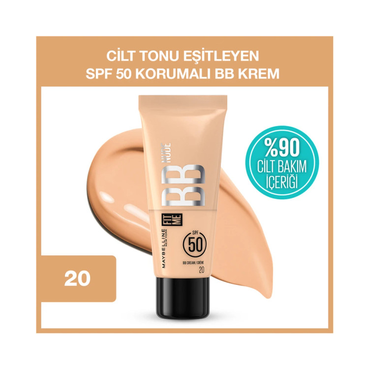 بی بی کرم میبلین مدل فیت می – SPF50 شماره 30 و شماره 40 و شماره 50