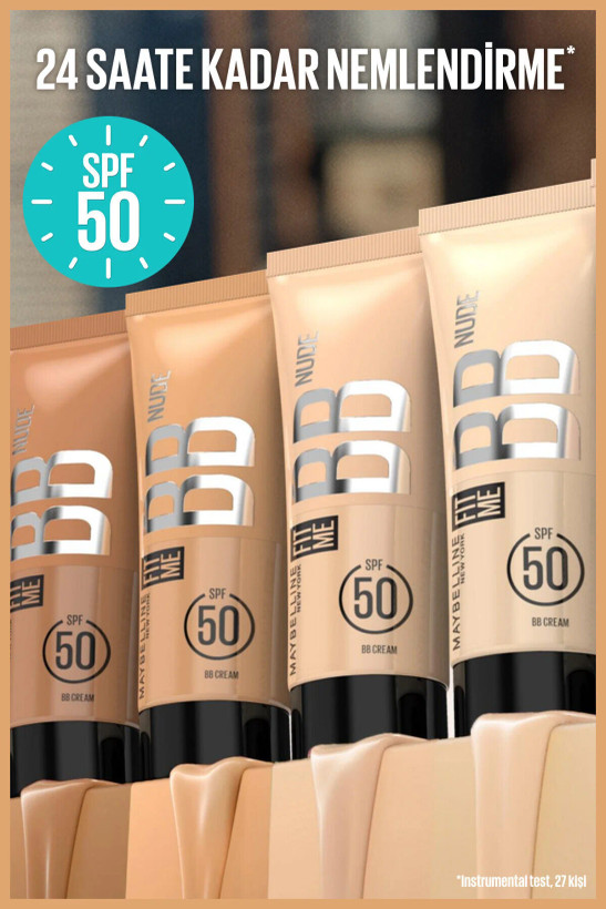 بی بی کرم میبلین مدل فیت می – SPF50 شماره 30 و شماره 40 و شماره 50