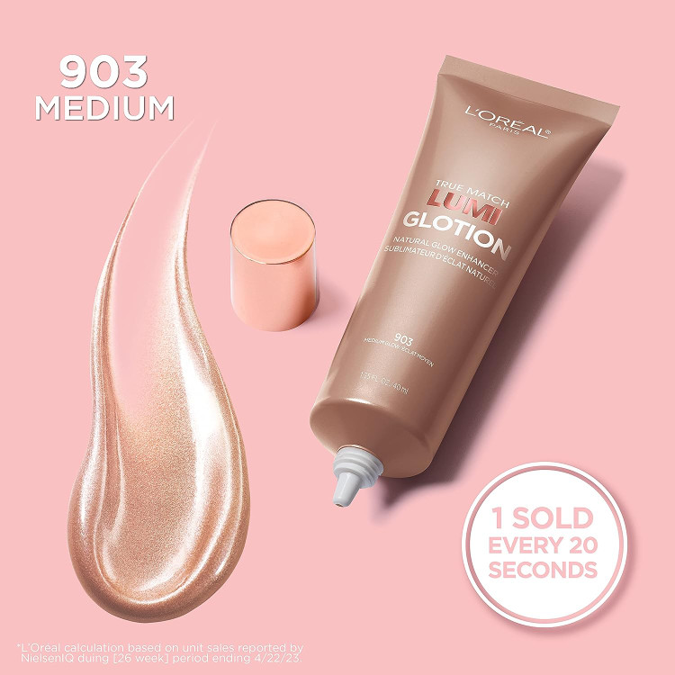 کرم درخشان کننده پوست لومی گلوشن لورئال Lumi Glotion Cream