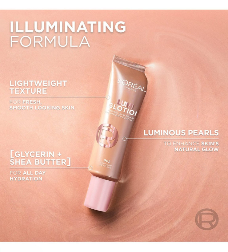 کرم درخشان کننده پوست لومی گلوشن لورئال Lumi Glotion Cream