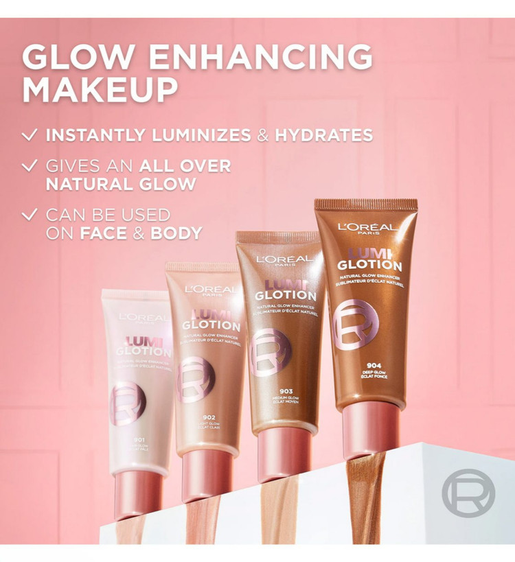 کرم درخشان کننده پوست لومی گلوشن لورئال Lumi Glotion Cream
