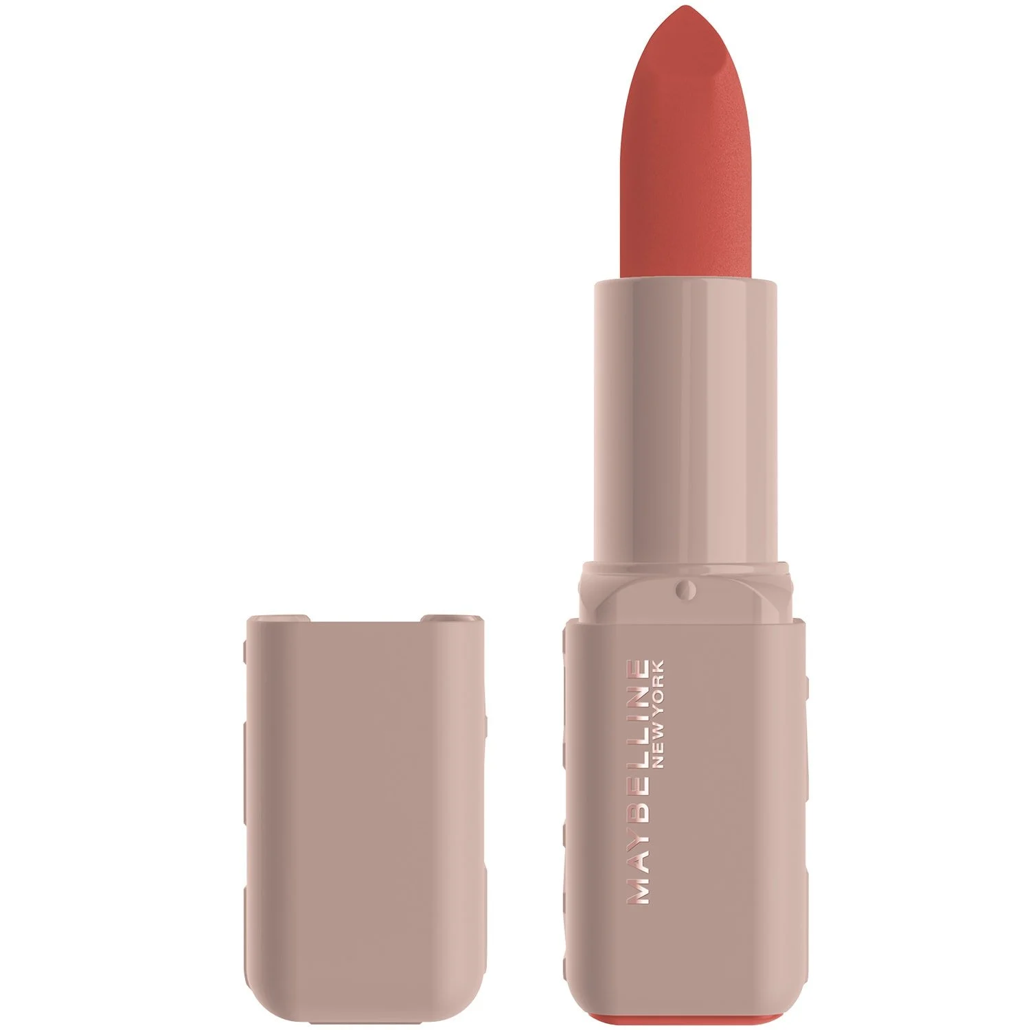 رژلب جامد مات سرمی maybelline رنگ 002 Maybe It’s