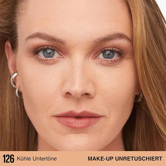 کرم پودر شماره 126 لومی مات Maybelline مدل سوپر استی 30 ساعته